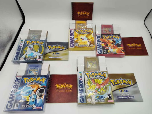JUEGOS ORIGINALES POKÉMON GAME BOY – EDICIÓN COLECCIONISTA CON CAJA Y MANUAL Nintendo