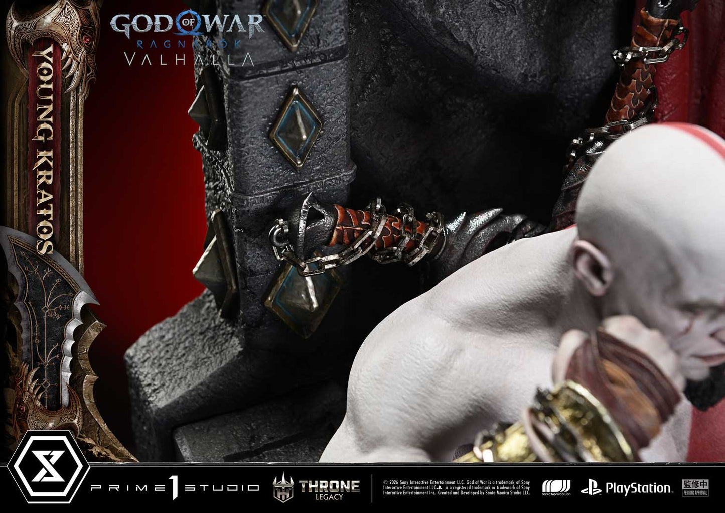 Black Estatuilla God of War Ragnarök | Kratos | Prime 1 Studio | Tienda Anime | Tico Ofertas