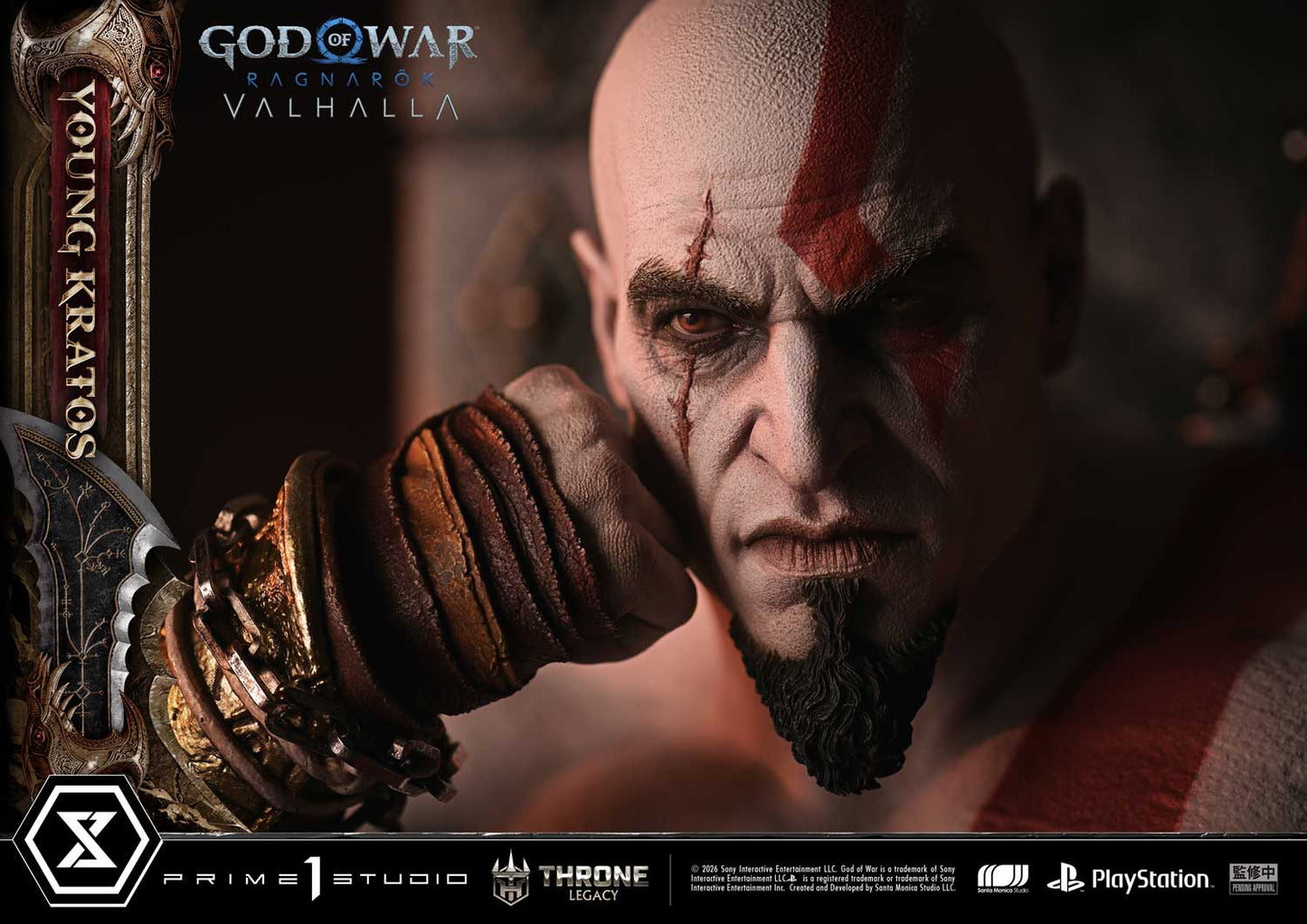 Black Estatuilla God of War Ragnarök | Kratos | Prime 1 Studio | Tienda Anime | Tico Ofertas