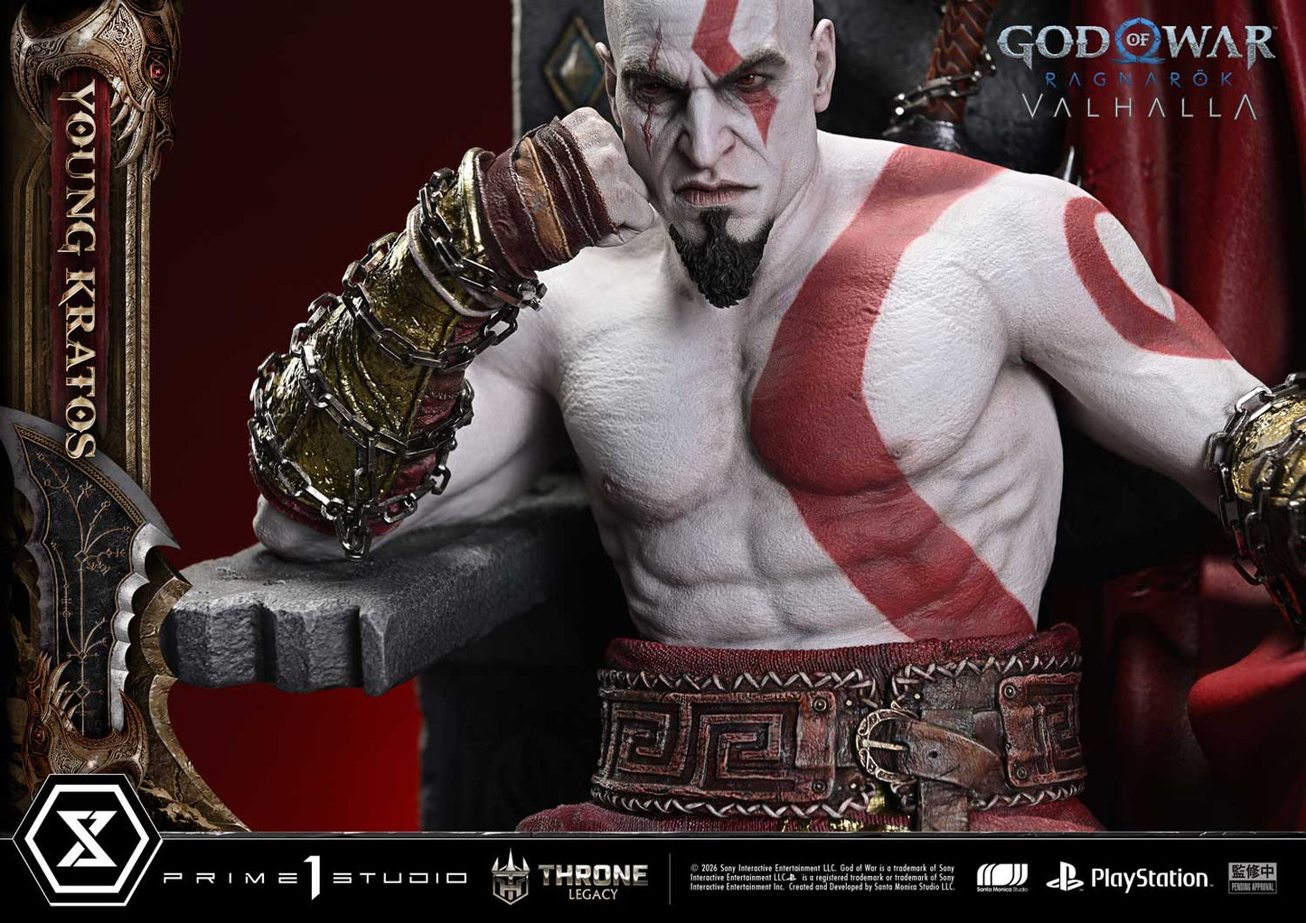 Black Estatuilla God of War Ragnarök | Kratos | Prime 1 Studio | Tienda Anime | Tico Ofertas
