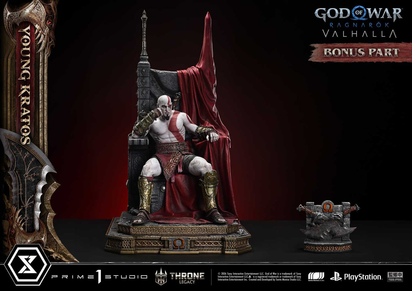 Black Estatuilla God of War Ragnarök | Kratos | Prime 1 Studio | Tienda Anime | Tico Ofertas