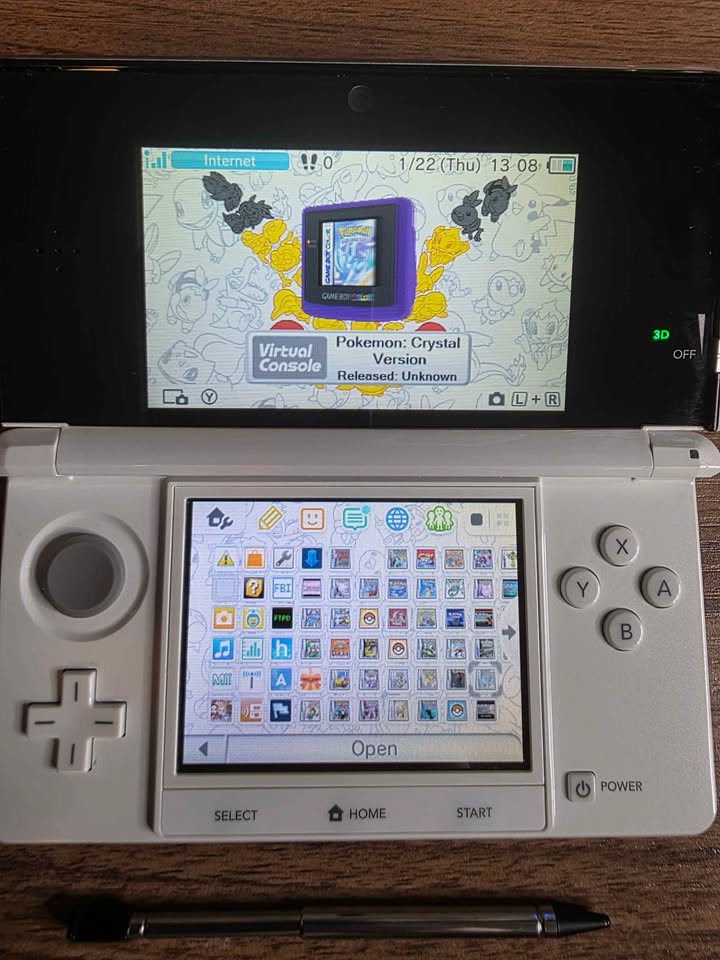 Black Nintendo 3DS Old Desbloqueada con 64GB y Juegos – Costa Rica