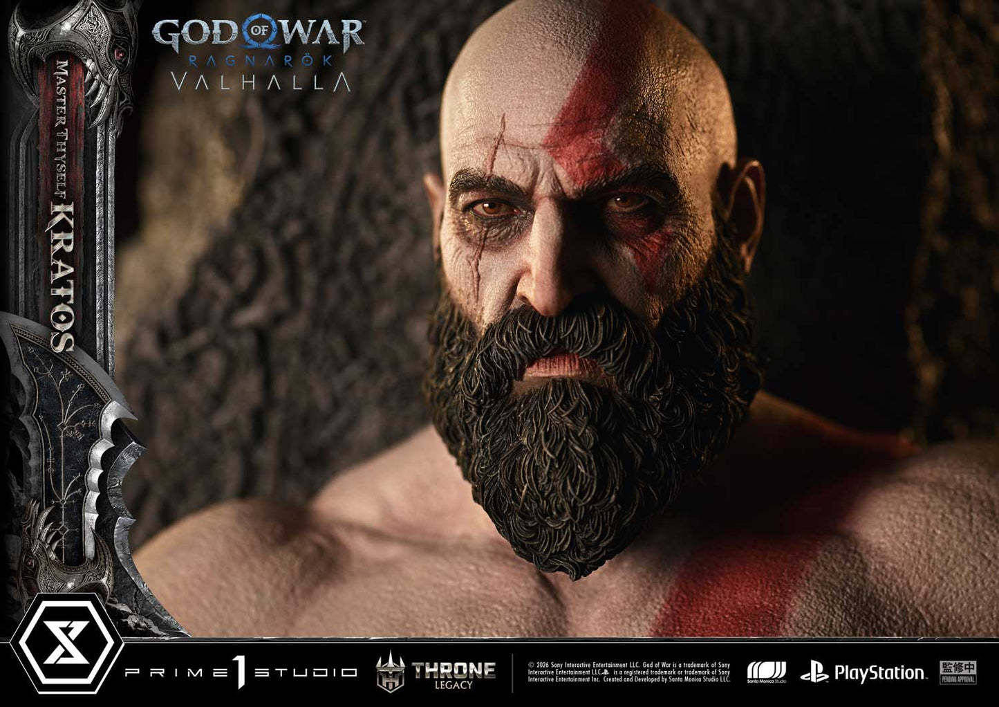 Black Estatuilla God of War Ragnarök | Kratos | Prime 1 Studio | Tienda Anime | Tico Ofertas