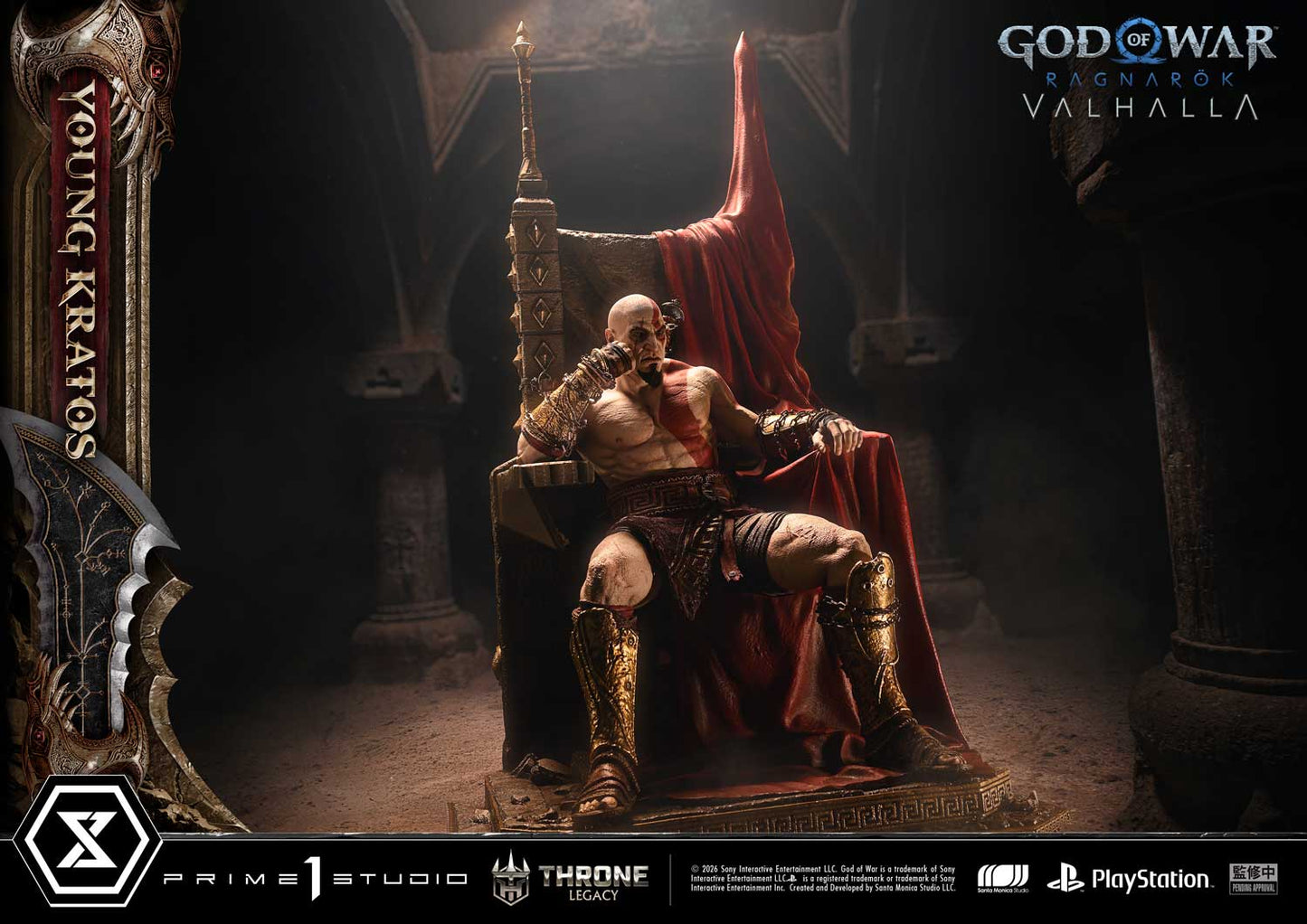 Black Estatuilla God of War Ragnarök | Kratos | Prime 1 Studio | Tienda Anime | Tico Ofertas