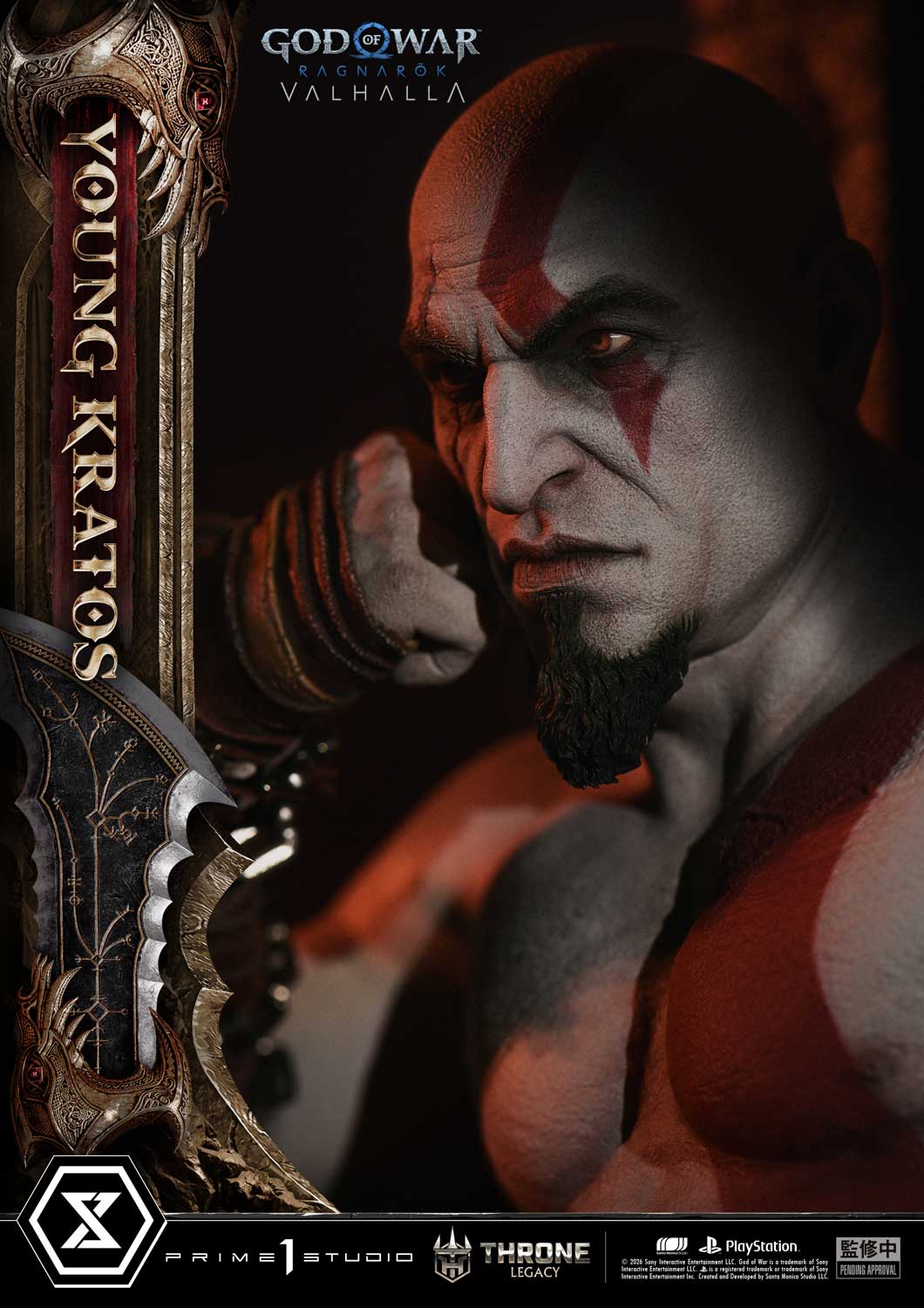 Black Estatuilla God of War Ragnarök | Kratos | Prime 1 Studio | Tienda Anime | Tico Ofertas