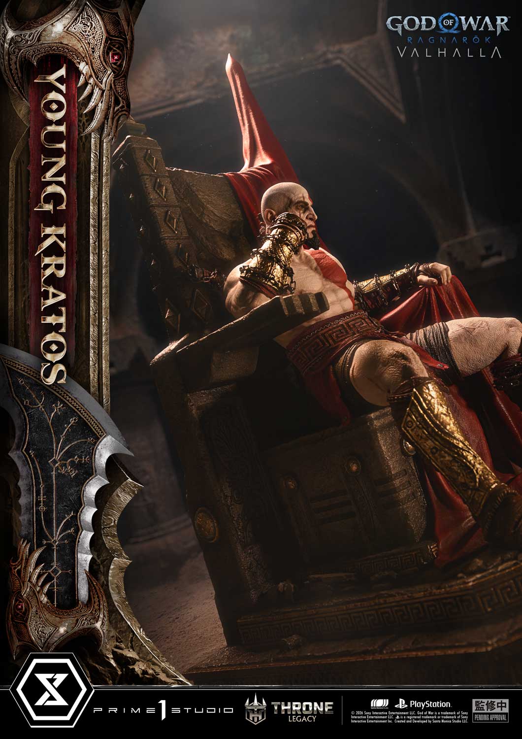 Black Estatuilla God of War Ragnarök | Kratos | Prime 1 Studio | Tienda Anime | Tico Ofertas
