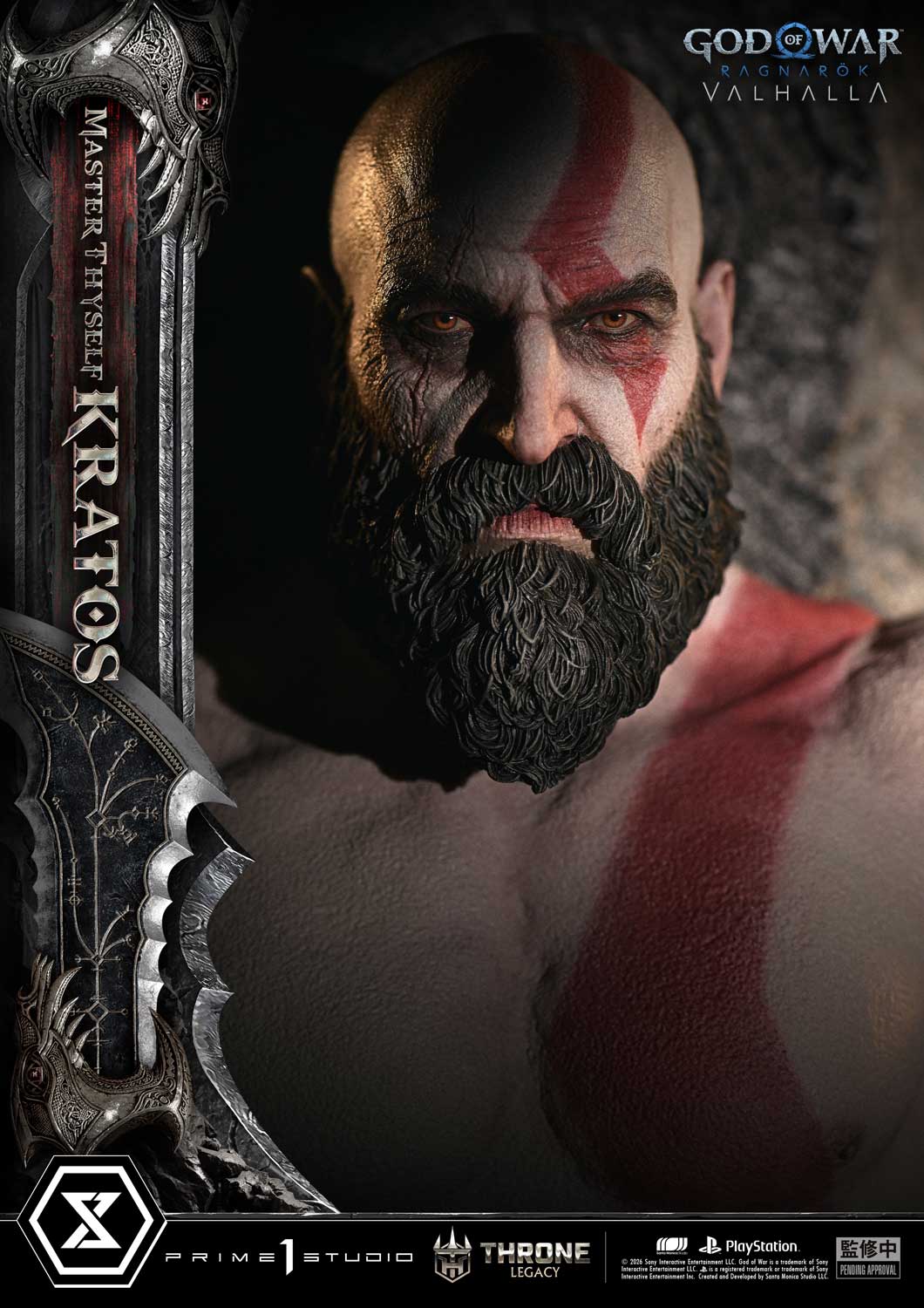 Black Estatuilla God of War Ragnarök | Kratos | Prime 1 Studio | Tienda Anime | Tico Ofertas