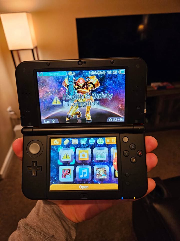 New Nintendo 3DS XL Samus Edition – Full Hack con Juegos | Edición Especial Metroid | Consola video juegos Costa Rica