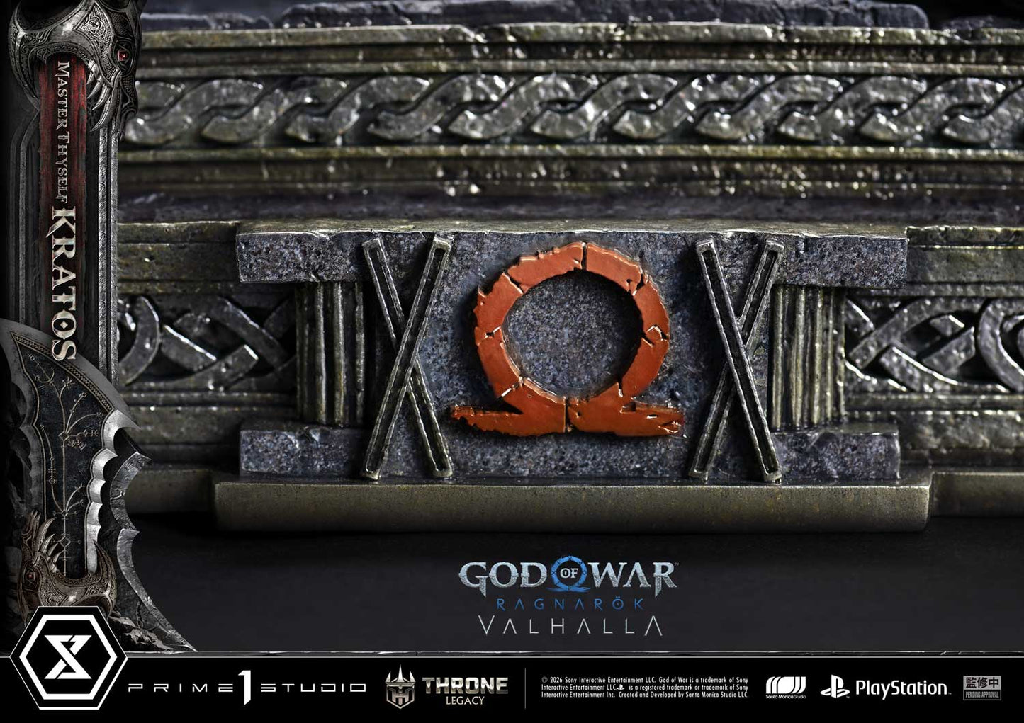 Dark Slate Gray Estatuilla God of War Ragnarök | Kratos | Prime 1 Studio | Tienda Anime | Tico Ofertas