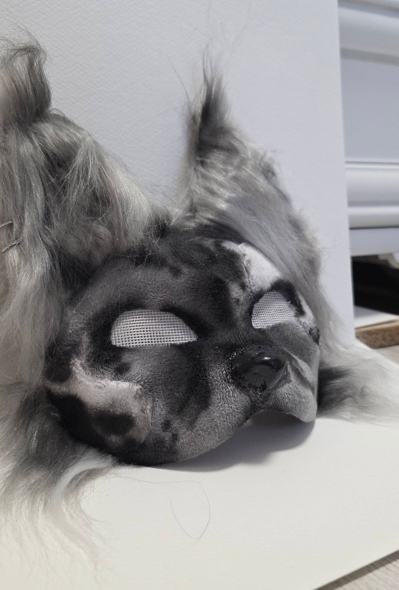 Light Gray Máscaras Therian y Furry en Costa Rica – Diseños para Cosplay