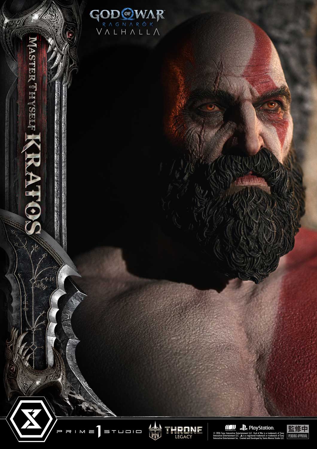 Black Estatuilla God of War Ragnarök | Kratos | Prime 1 Studio | Tienda Anime | Tico Ofertas