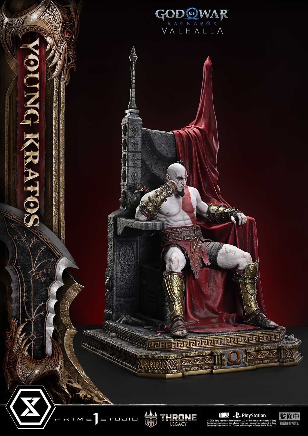 Black Estatuilla God of War Ragnarök | Kratos | Prime 1 Studio | Tienda Anime | Tico Ofertas
