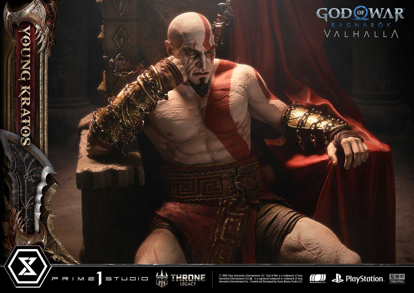 Black Estatuilla God of War Ragnarök | Kratos | Prime 1 Studio | Tienda Anime | Tico Ofertas