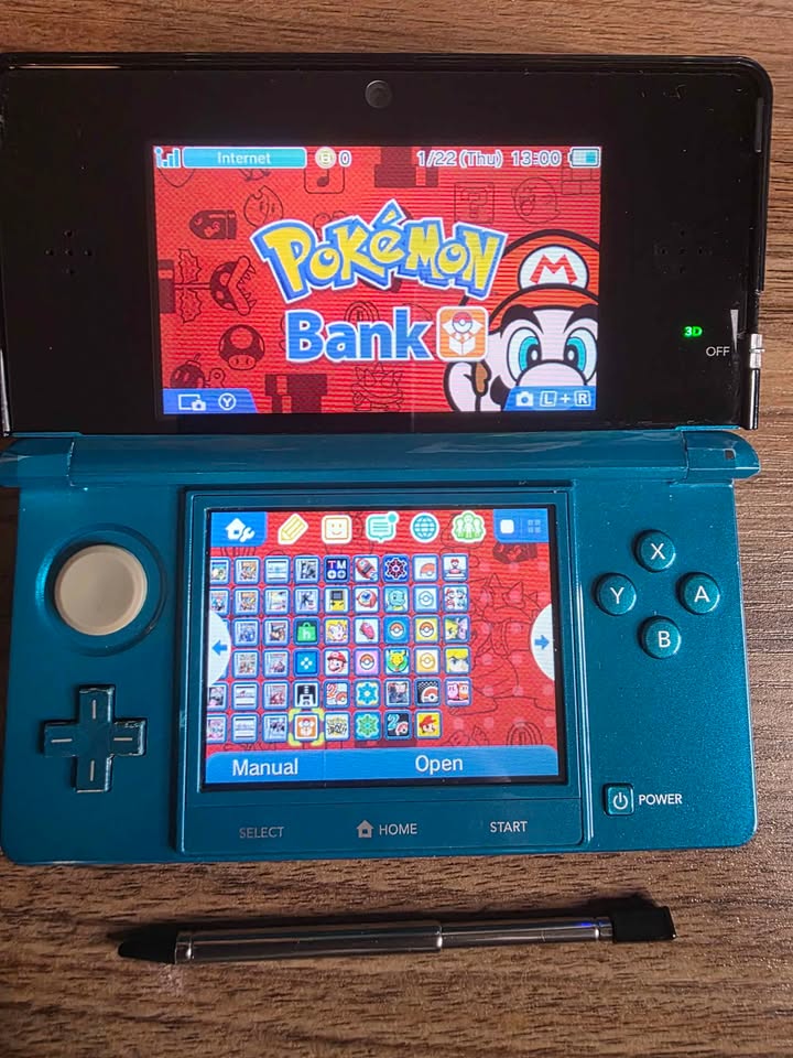 Black Nintendo 3DS Old Desbloqueada con 64GB y Juegos – Costa Rica