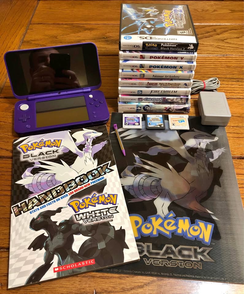 Nintendo 2DS XL con juegos Pokémon y RPG – Colección completa para fans de Nintendo