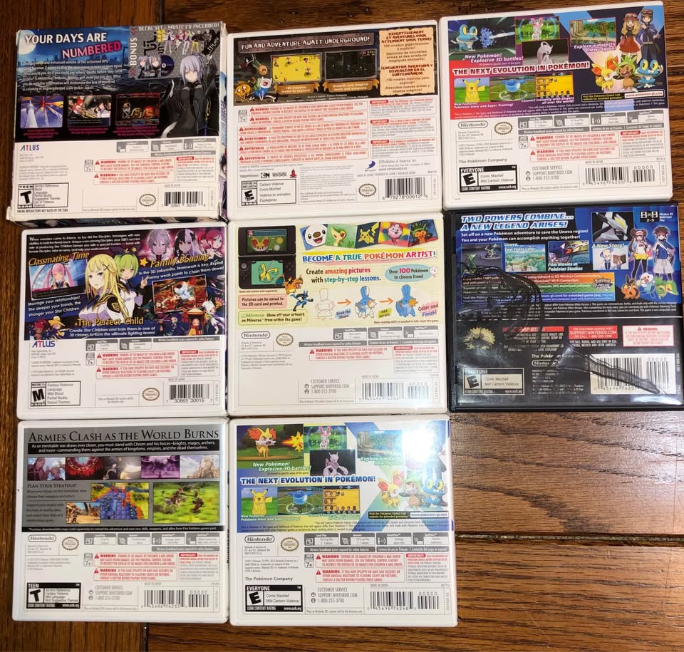 Nintendo 2DS XL con juegos Pokémon y RPG – Colección completa para fans de Nintendo Tico Ofertas