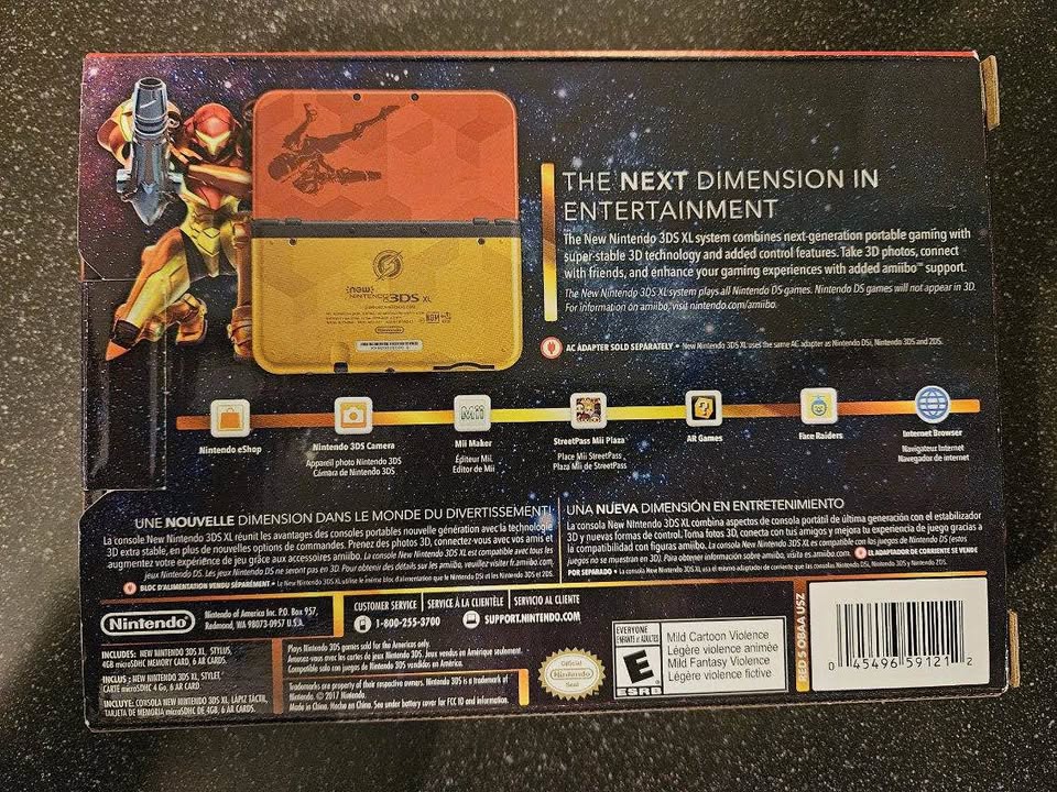 Black Samus Special Edition – New Nintendo 3DS XL | Mint Condition | Consolas 3ds Costa Rica