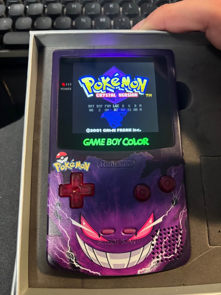 Game Boy Color MOD con Pantalla IPS y Batería Recargable USB-C – Consola Retro Nintendo Mejorada Nintendo