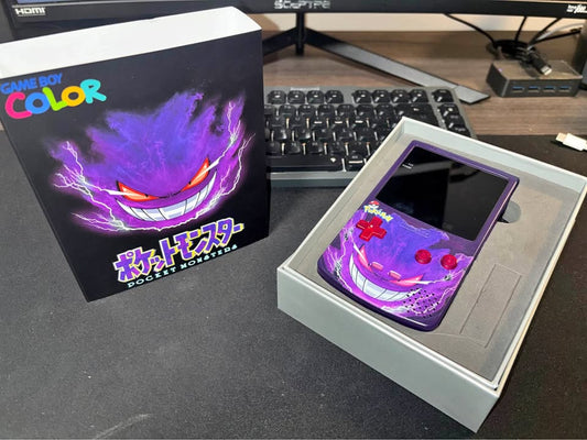 Game Boy Color MOD con Pantalla IPS y Batería Recargable USB-C – Consola Retro Nintendo Mejorada Nintendo
