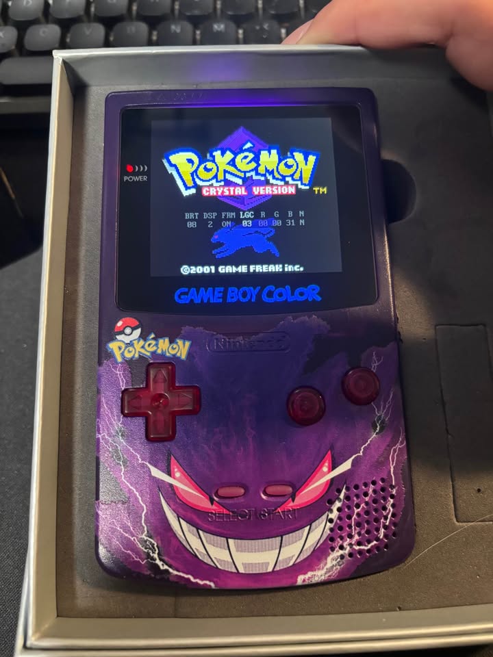 Game Boy Color MOD con Pantalla IPS y Batería Recargable USB-C – Consola Retro Nintendo Mejorada Nintendo