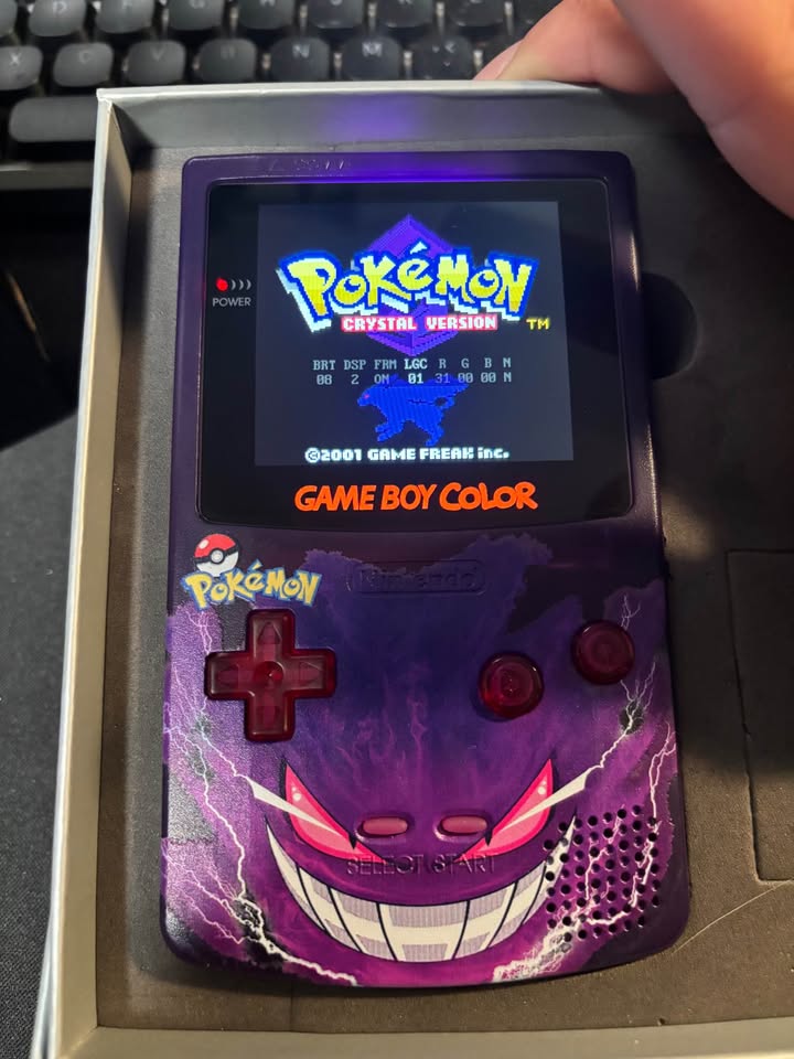 Game Boy Color MOD con Pantalla IPS y Batería Recargable USB-C – Consola Retro Nintendo Mejorada Nintendo