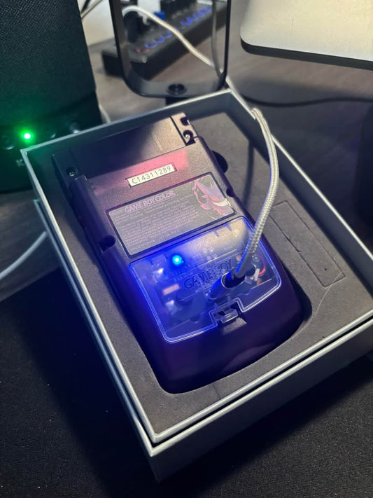 Game Boy Color MOD con Pantalla IPS y Batería Recargable USB-C – Consola Retro Nintendo Mejorada Nintendo