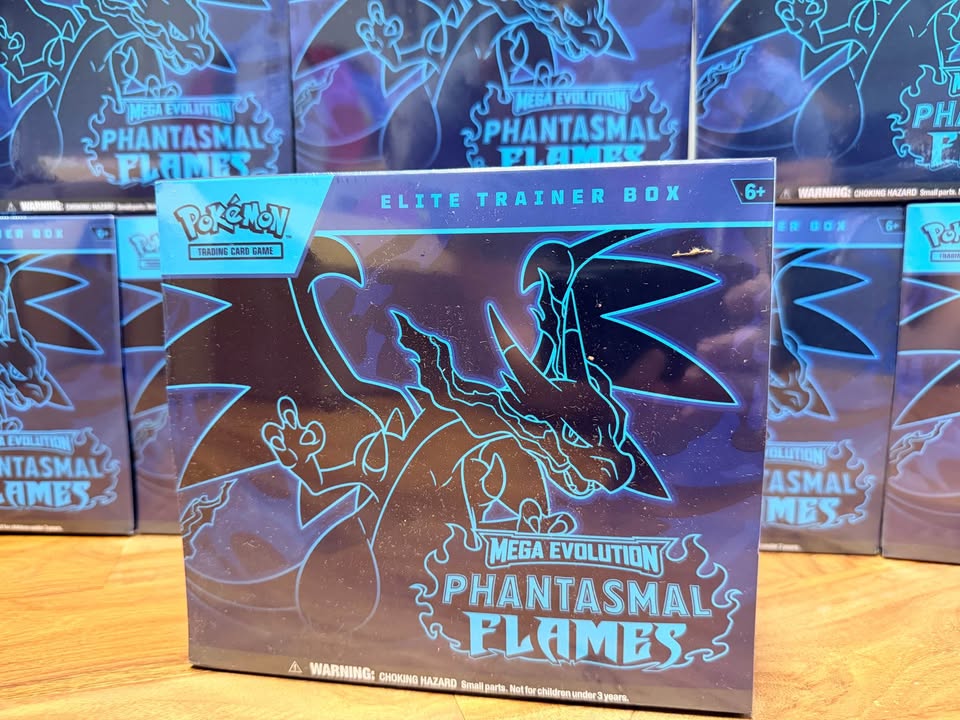 ETB Pokémon Phantasmal Flames sellado | Tienda TCG Pokémon Costa Rica
