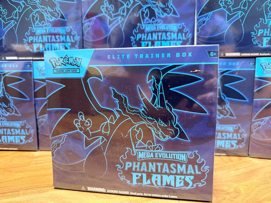 ETB Pokémon Phantasmal Flames sellado | Tienda TCG Pokémon Costa Rica Tico Ofertas