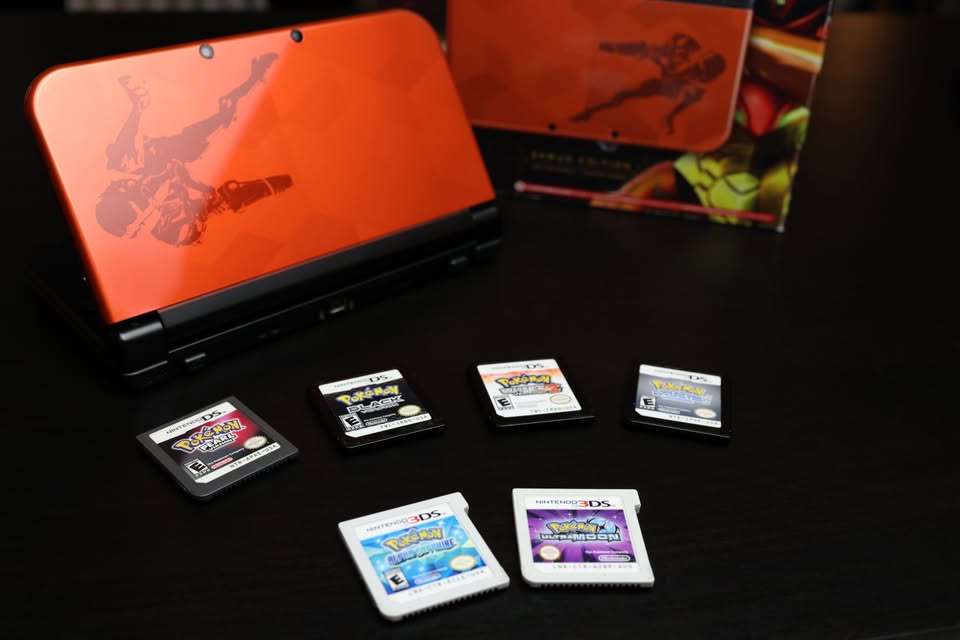 New Nintendo 3DS XL Samus Edition – Full Hack con Juegos | Edición Especial Metroid | Consola video juegos Costa Rica (Copia) Nintendo