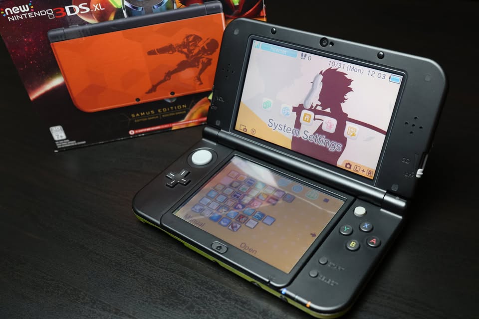 New Nintendo 3DS XL Samus Edition – Full Hack con Juegos | Edición Especial Metroid | Consola video juegos Costa Rica (Copia) Nintendo