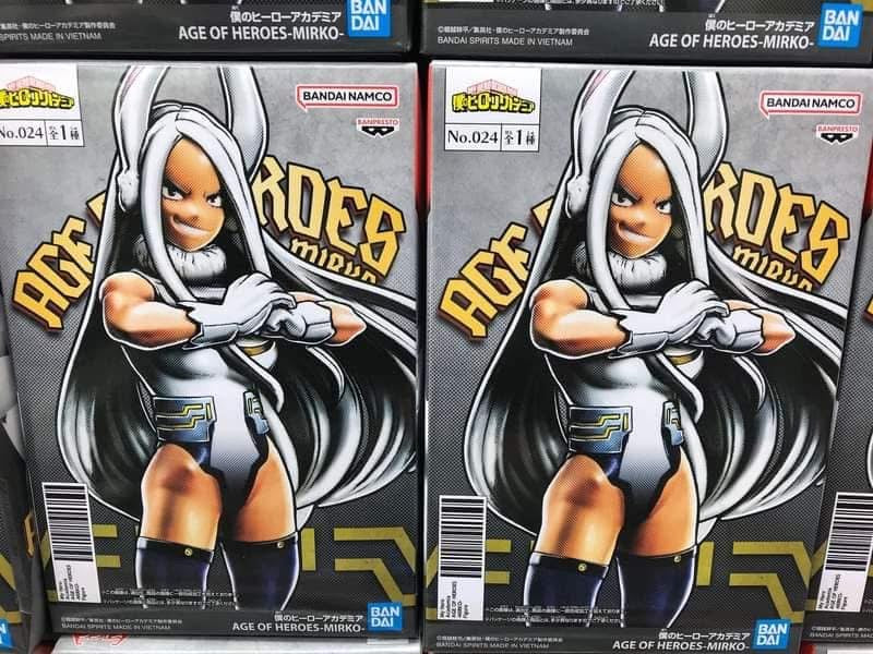 Estatuilla My Hero Academia | Mirko - Age of Heroes | Banpresto | Tico Ofertas