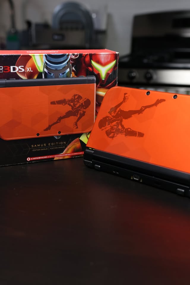 New Nintendo 3DS XL Samus Edition – Full Hack con Juegos | Edición Especial Metroid | Consola video juegos Costa Rica (Copia) Nintendo