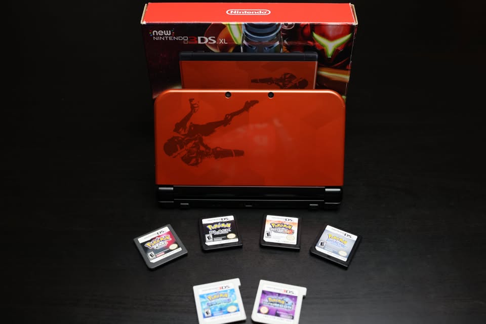 New Nintendo 3DS XL Samus Edition – Full Hack con Juegos | Edición Especial Metroid | Consola video juegos Costa Rica (Copia) Nintendo