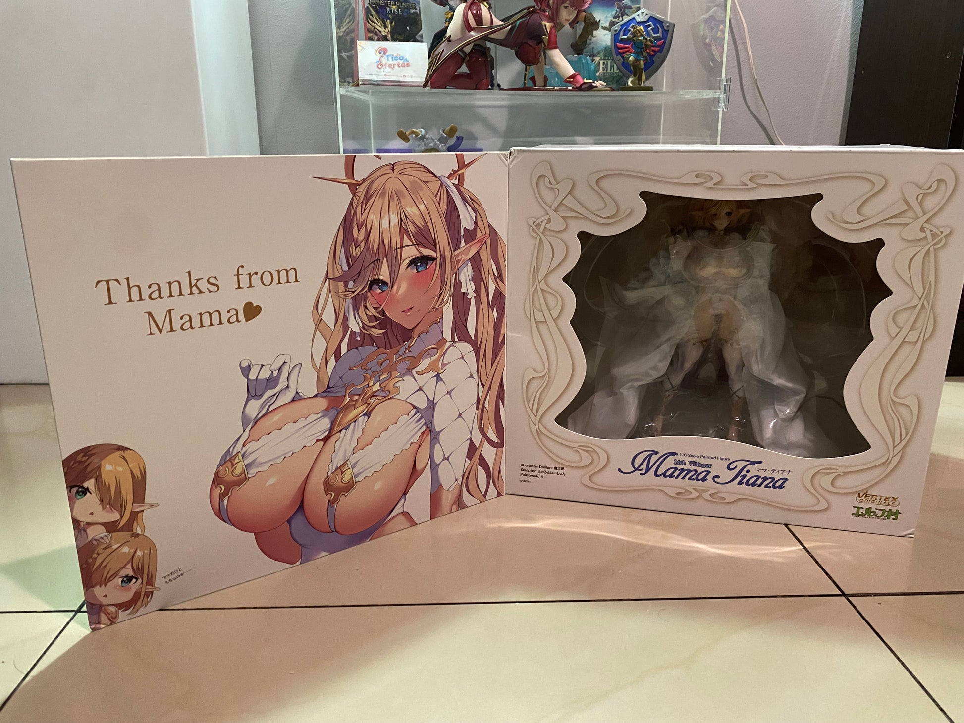 Rosy Brown Estatuilla Elf Village | Mama Tiana | Vertex | 14th Villager | tienda anime Tico Ofertas