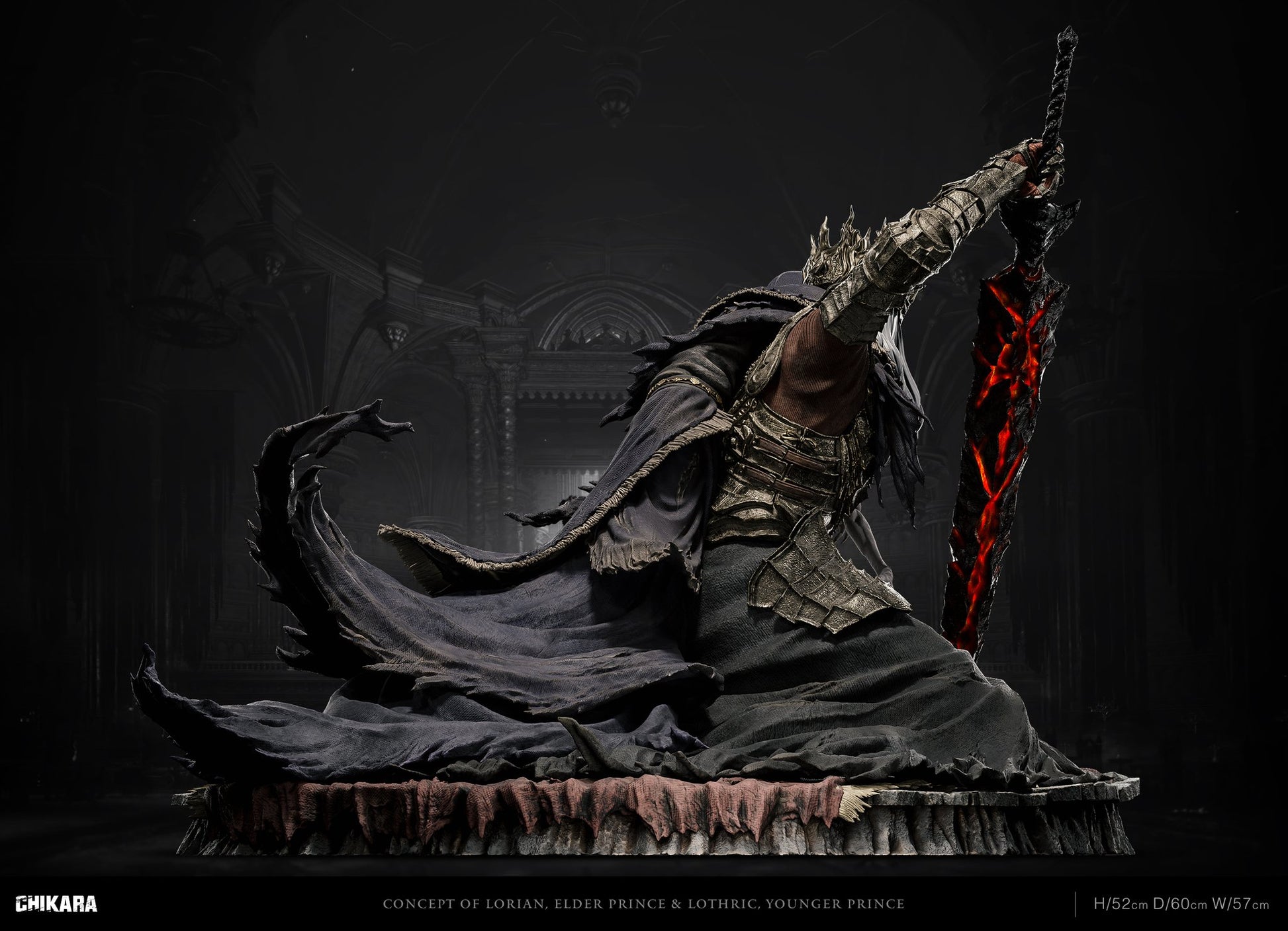Black Estatuilla Dark Souls III | Lorian Lothric – Tienda Anime | CHIKARA Studio | Tico Ofertas