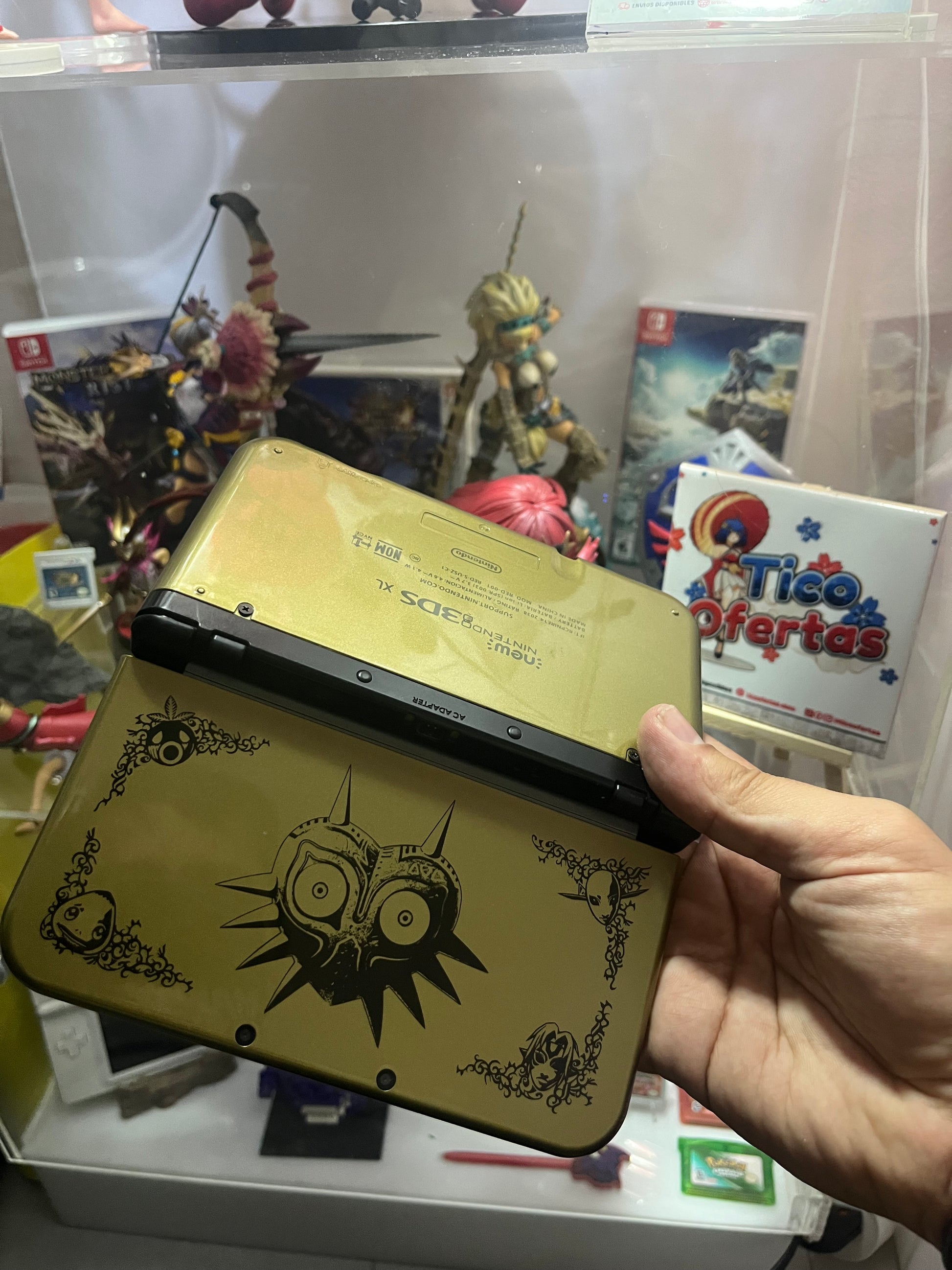 Dark Gray New Nintendo 3DS Zelda Ocarina of Time – 25th Anniversary Edition | Consola Coleccionist