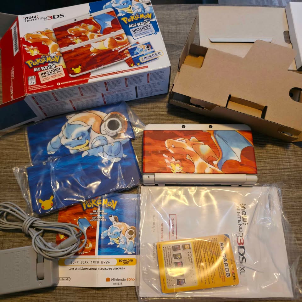 New Nintendo 3DS Pokémon 20th Anniversary en Costa Rica – Edición colección completa en caja New Nintendo 3DS XL
