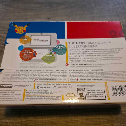 New Nintendo 3DS Pokémon 20th Anniversary en Costa Rica – Edición colección completa en caja New Nintendo 3DS XL
