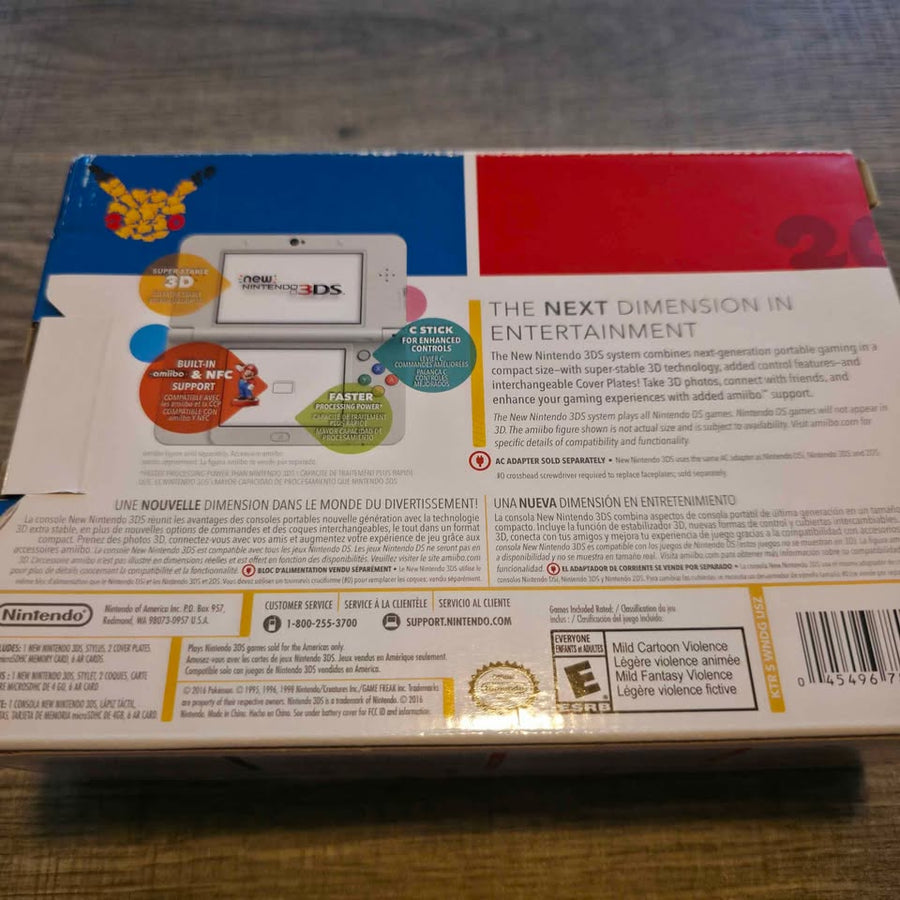 New Nintendo 3DS Pokémon 20th Anniversary en Costa Rica – Edición colección completa en caja
