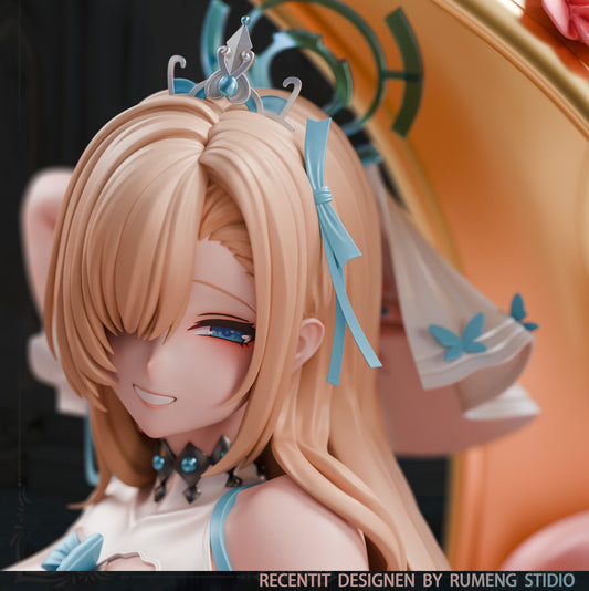 Rosy Brown Estatuilla Blue Archive | Ichinose Asuna – Wedding Dress Ver. | RUMENG Studio | Tico Ofertas