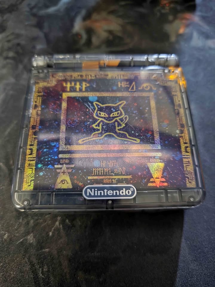 Game Boy Advance SP Custom Mew con EZ Flash Omega en Costa Rica – Consola retro premium Nintendo