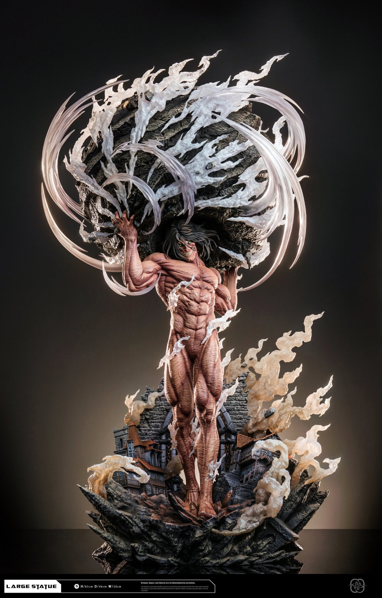 Black Estatuilla Attack on Titan | Eren – Tienda Anime | Hertz Studio | Tico Ofertas