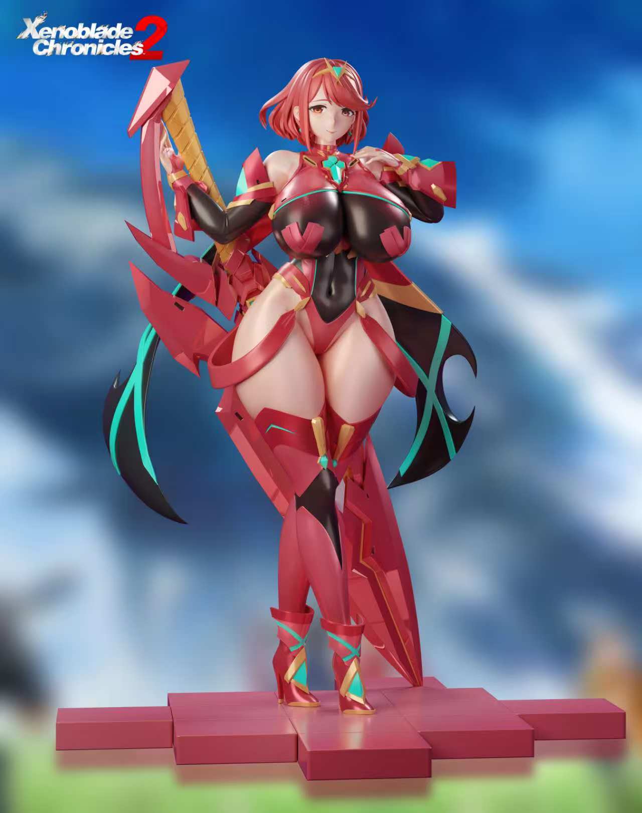 Slate Gray Estatuilla  Xenoblade 2 | Mythra & Pyra | Tienda Anime | Tico Ofertas