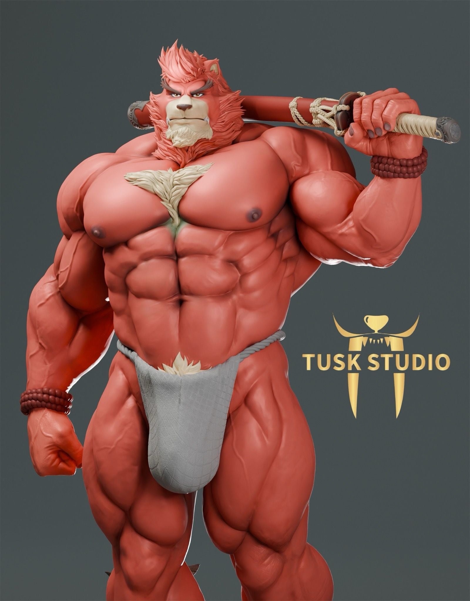 Dark Slate Gray Figura Kumatetsu | TusK Studio | Tico Ofertas