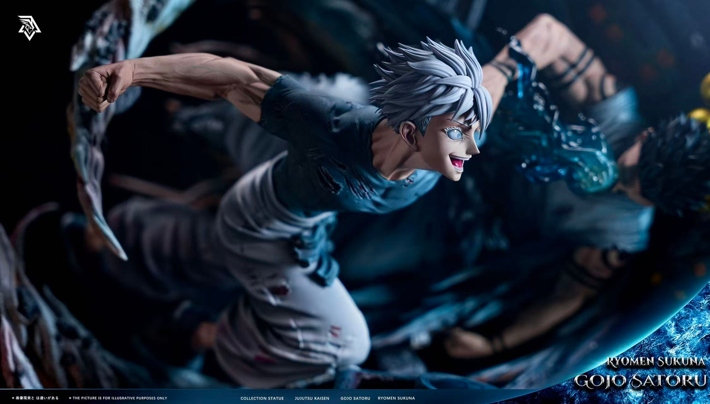 Estatuilla Jujutsu Kaisen | Satoru Gojo vs. Ryomen Sukuna – El Duelo de los Más Fuertes | SSC Studio | Tienda Anime | Tico Ofertas