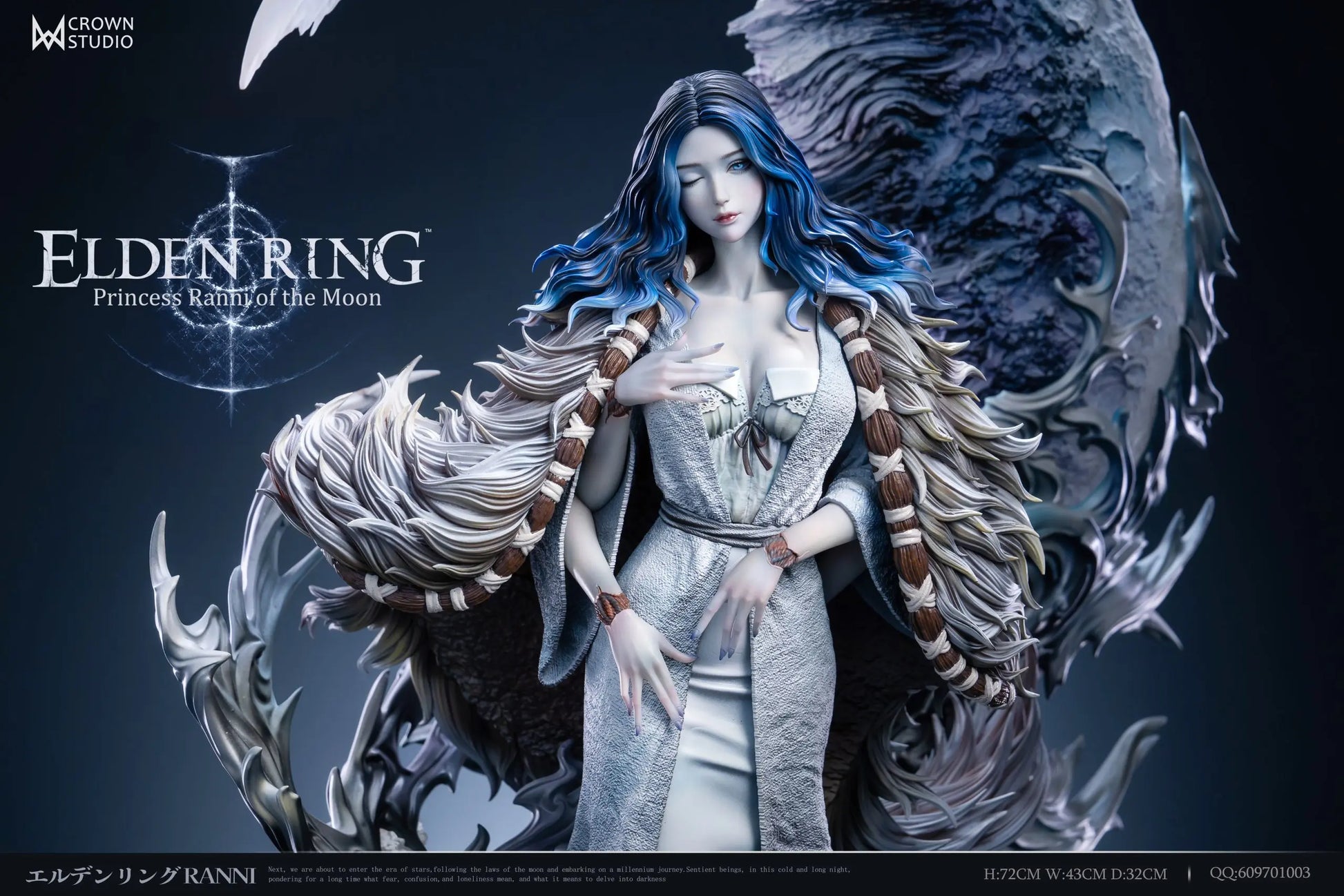 Dark Slate Gray Estatuilla  Elden Ring | Ranni | Crown Studio | Versión LED 1/4 | Tienda Anime Online  | Tico Ofertas