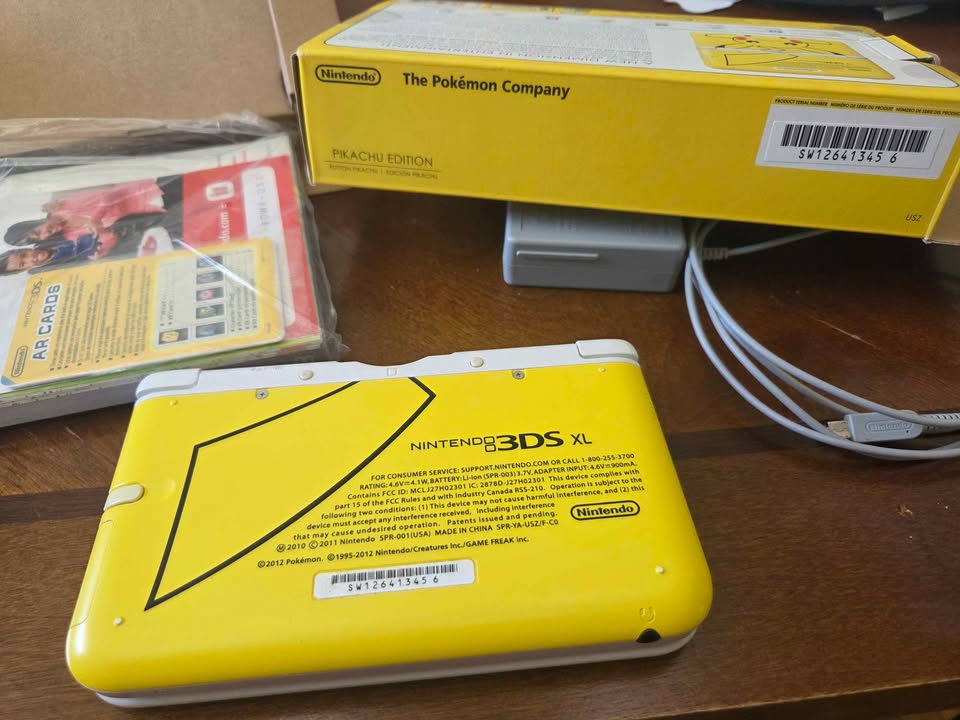 Nintendo 3DS XL Pikachu completa en caja en Costa Rica – Edición especial Pokémon Nintendo