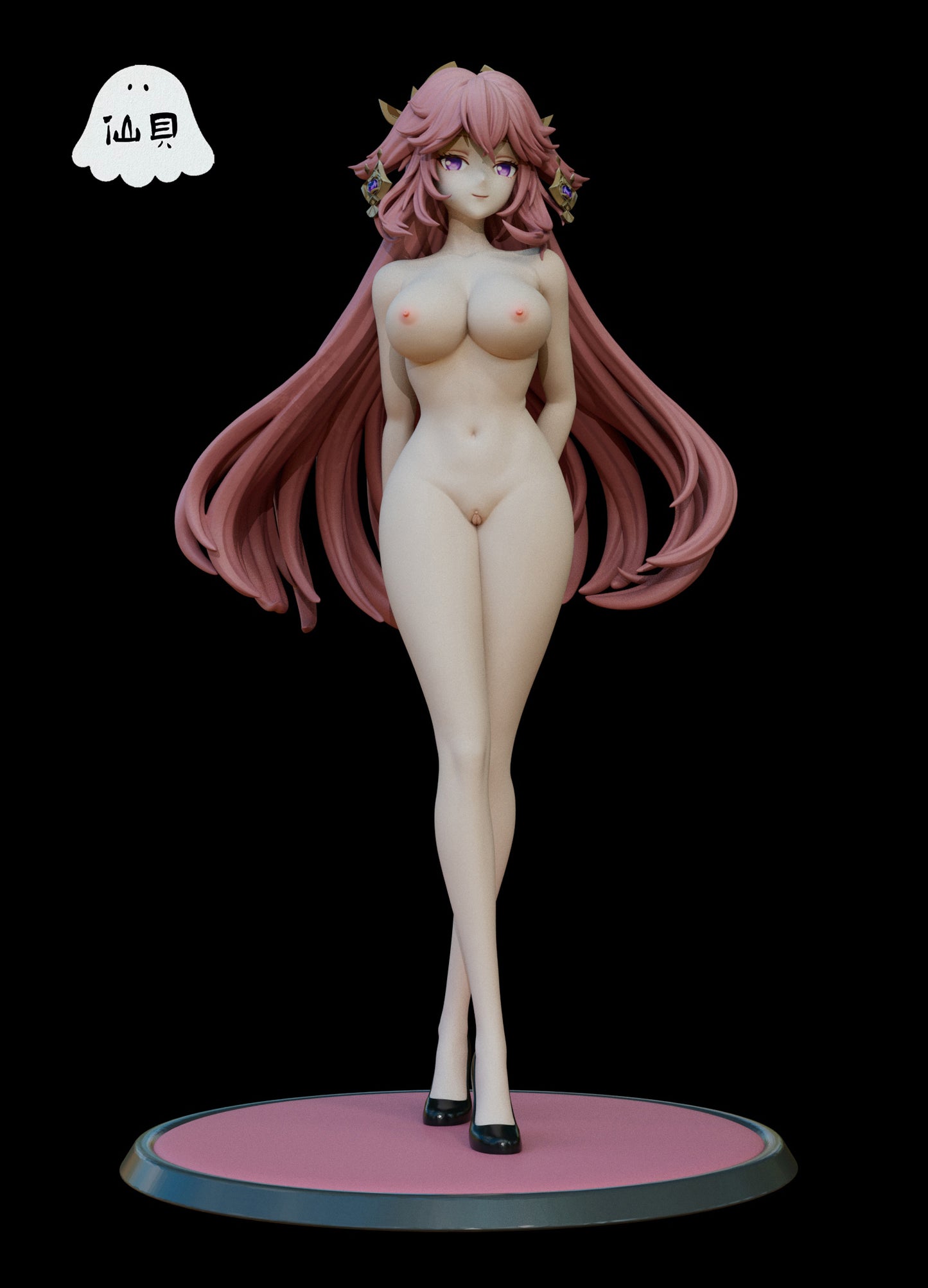 Rosy Brown Figura Genshin Impact | Yae Miko | Tienda Anime | Tico Ofertas