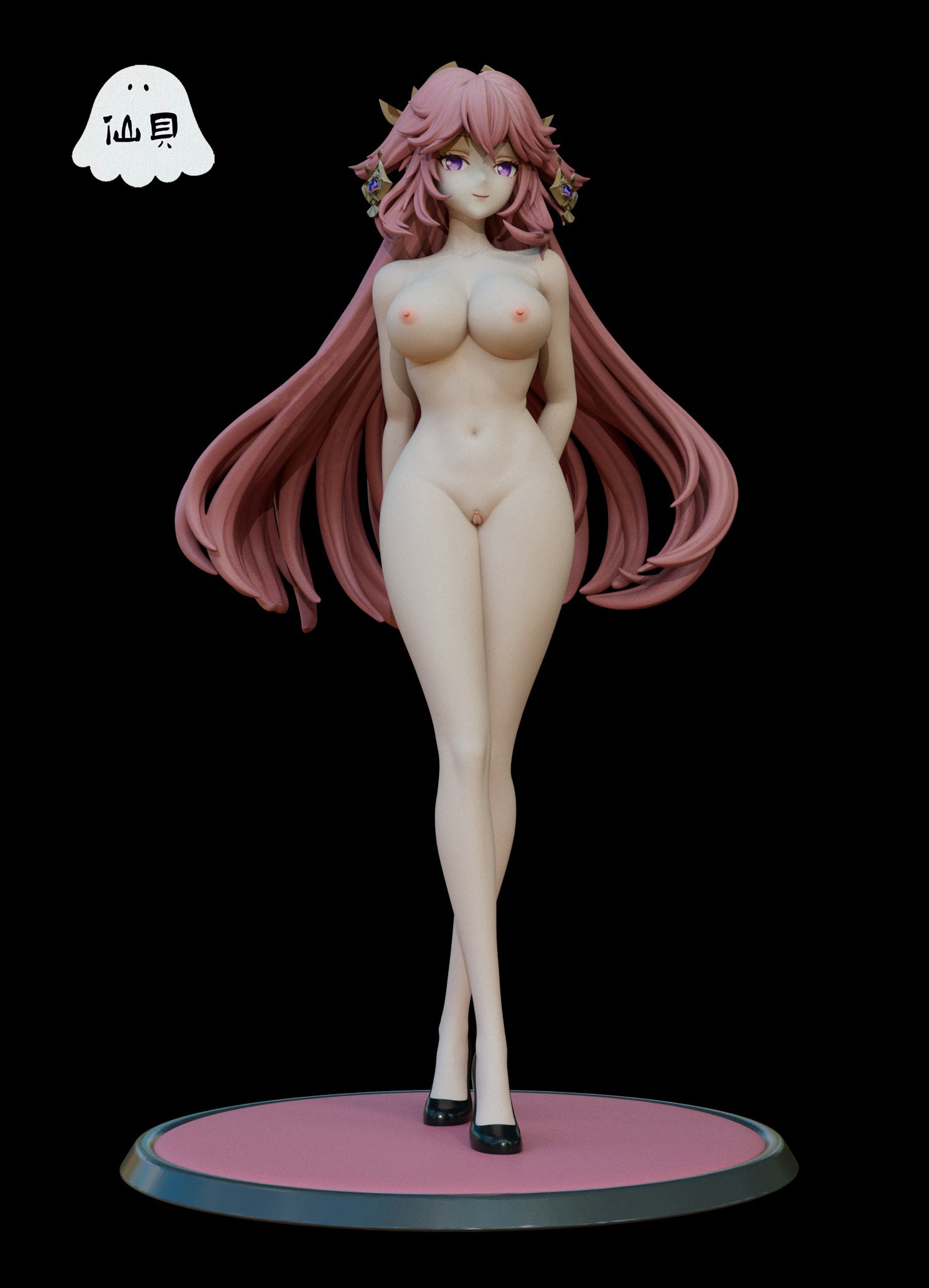 Rosy Brown Figura Genshin Impact | Yae Miko | Tienda Anime | Tico Ofertas