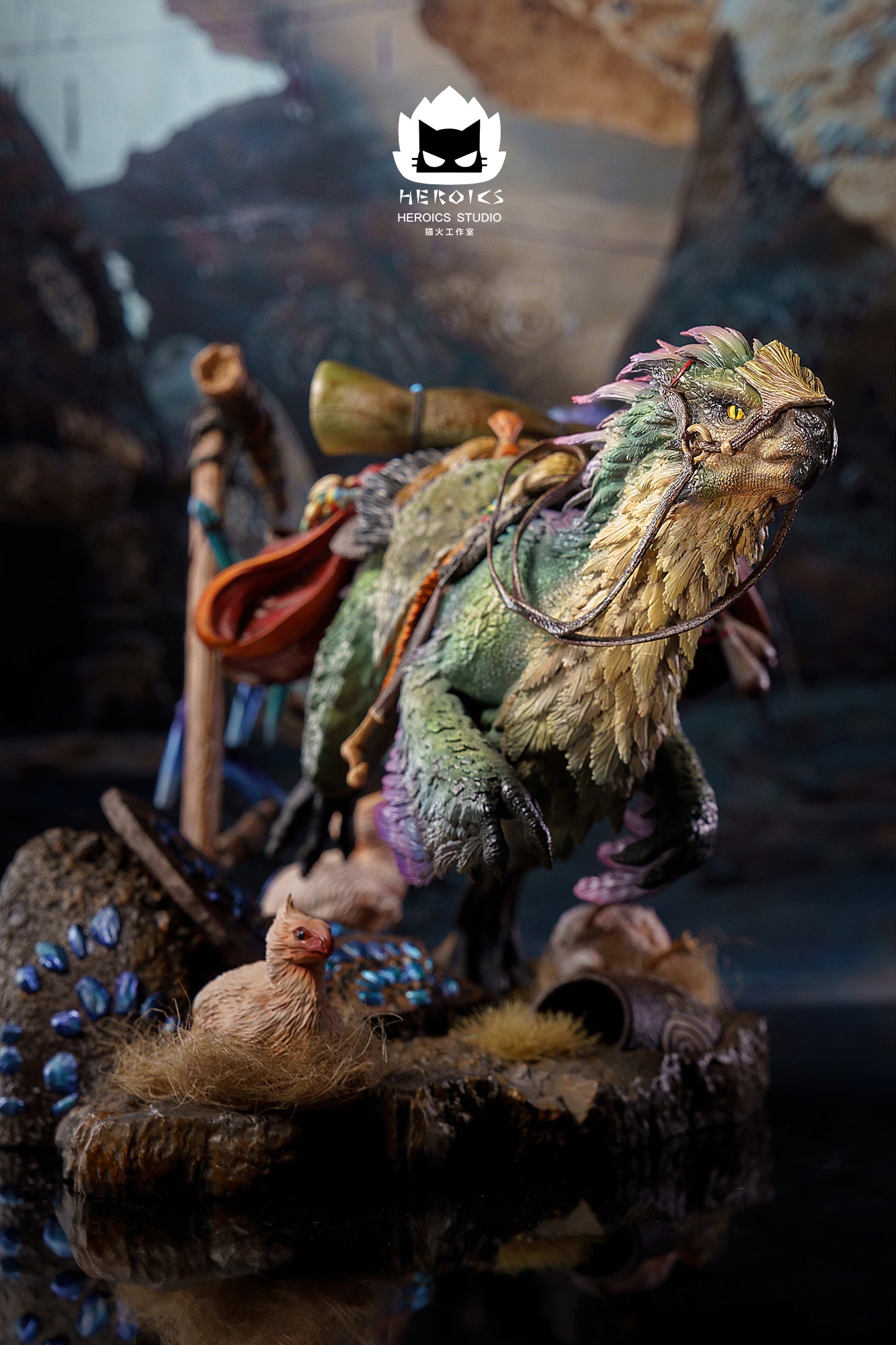 Black Figura Monster Hunter | Seikret | Heroics Studio | Tienda Anime | Tico Ofertas